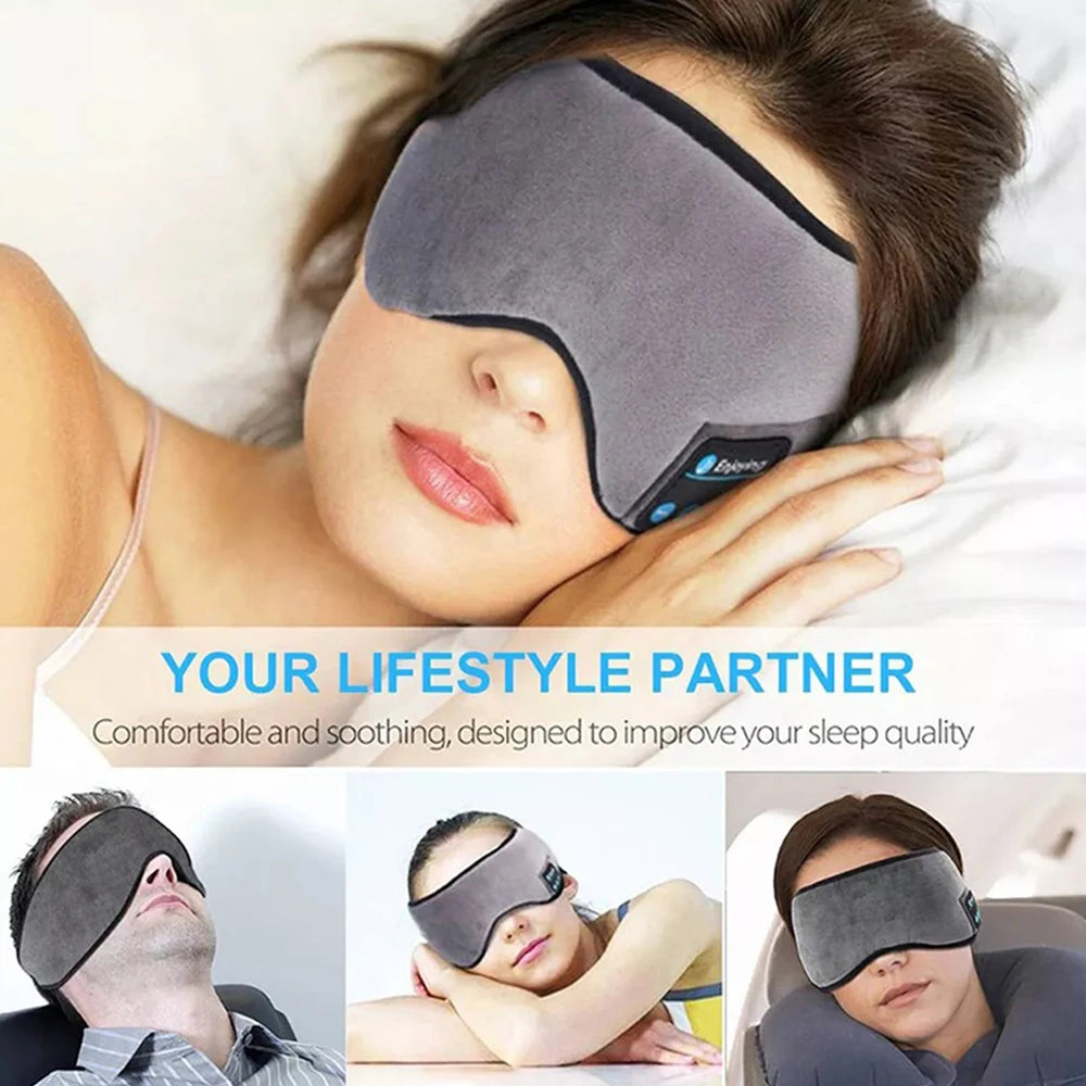 Fone Bluetooth Earphones Sports Sleeping Headband Elastic Wireless