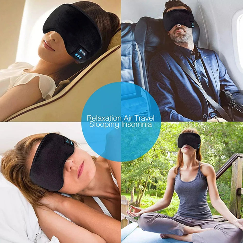Fone Bluetooth Earphones Sports Sleeping Headband Elastic Wireless