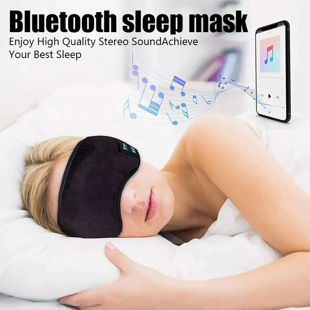 Fone Bluetooth Earphones Sports Sleeping Headband Elastic Wireless